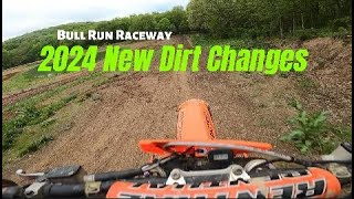 2024 Bull Run Raceway new dirt changes  Hot laps [upl. by Jules]