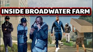 INSIDE BROADWATER FARM  london drill ofb sj abra bandokay headieone ghetto hood [upl. by Ahsik]