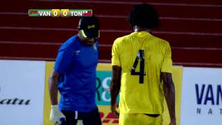 Pacific Mini Games Van2017 football Mens Tonga vs Vanuatu [upl. by Suiratnod]