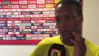 Teleurstelling bij Serginho Greene na RKC Waalwijk  FC Emmen [upl. by Caro]