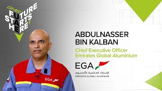 EGAs Abdulnasser Bin Kalban Speaks on Innovations in Aluminium Production [upl. by Ahselat]