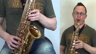 How to play April in Paris on Saxophone Jazz Saxophone Lesson JS101 [upl. by Grearson]