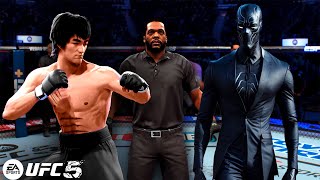 UFC 5  Bruce Lee vs Black Hitman EA Sports UFC 5 [upl. by Etnahsa628]