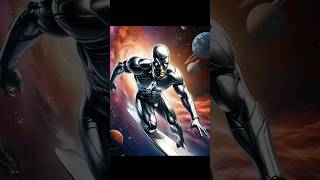 Silver surfer Ai generated silversurfer surfing fantasticfour doctordoom avengers glaxy [upl. by Nahtam]