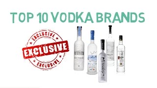 TOP 10 vodka brands [upl. by Zephan]