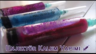 DIY  Enjektörden Tükenmez Kalem Yapımı 💉 [upl. by Golanka]