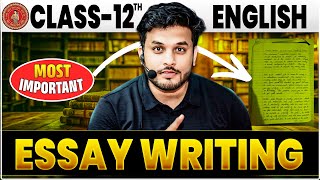 Essay Writing  Essay Writing Class 12th  Bihar Board Class 12th Grammar FormatTipsMethodTricks [upl. by Evadnee]