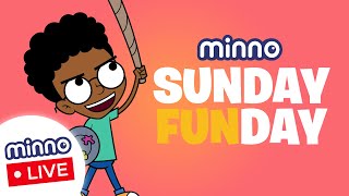 🔴 Minnos Sunday FUNday 1123  Kids Bible Stories amp Fun  Bible Stories for Kids [upl. by Llevert]