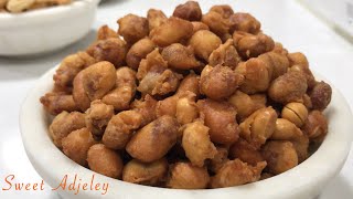 How To Make The Easiest Party Pleasing Coated Peanut Recipe  The Easiest Coated Groundnut Recipe [upl. by Amice670]