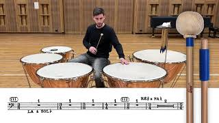 Orchestral Excerpts Timpani sheet  THE RITE OF SPRING  Stravinsky mallets timpani stravinsky [upl. by Akinit]