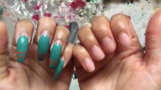 HOW TO PROPERLY REMOVE YOUR ACRYLIC NAILS AT HOME  NO DAMAGE amp KEEP YOUR LENGTH [upl. by Yak]