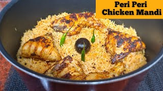 Peri Peri Chicken MandiPeri Peri Chicken RiceSpicy Chicken Mandi [upl. by Ateuqram343]