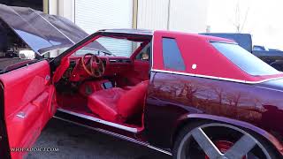 WhipAddict Cool Kandy Brandywine 1976 Oldsmobile Cutlass Supreme on 26s in For Work at Kaotic Speed [upl. by Fusuy258]