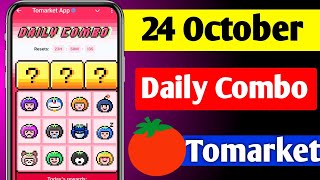 Tomarket Daily Combo 24 October  23 amp 24 October Tomarket Daily Combo  Tomarket Daily Combo Today [upl. by Earazed]