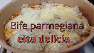 olha que delicia bife parmegiana [upl. by Acirdna]