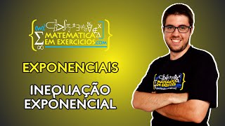 Inequação Exponencial  Prof Gui [upl. by Schecter]