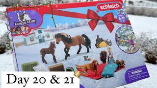 Schleich Horse Club Advent Calendar 2023  Day 20 amp 21 [upl. by Bunns]