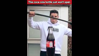 this coca cola bottle just wont open 😱 shorts [upl. by Thgiwed]