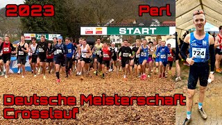 Deutsche Meisterschaft Crosslauf  Perl  2023  Matteo Kozka [upl. by Pickett976]