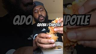 QDOBA OVER CHIPOTLE 😁 foodie explore viralvideo [upl. by Atikan745]