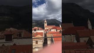 View over Korcula old town [upl. by Slen915]