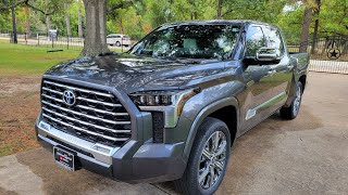 Обзор новой 2022 Тойота Тундра гибрид комплектации Кэпстоун Toyota Tundra Hybrid Capstone [upl. by Farhi]