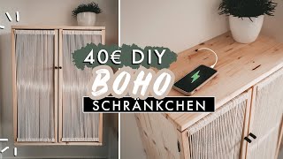 DIY Designer Hängeschrank im Boho Look  schwebe Regal selber bauen  EASY ALEX [upl. by Dowd]