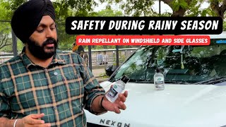 छोटी सी दिक्कत से बड़ी दुर्घटना हो सकती है  Turtle Wax Clear Vue Rain Repellent [upl. by Burford904]