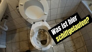 Rohrreinigung 118 Toilette muss nur ablaufen Altbau wird nächstes Jahr saniert [upl. by Buckley]