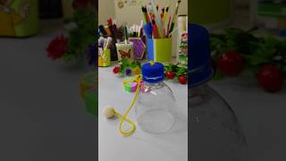 toy craft idea step by step kids activity craft using water bottlehandmade craft youtubeshorts [upl. by Janey829]