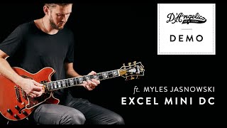 Excel Mini DC Demo with Myles Jasnowski  DAngelico Guitars [upl. by Abih]