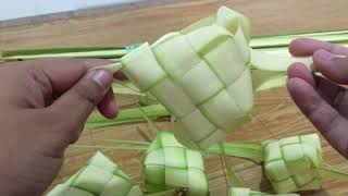 Cara Menganyam Ketupat Bawang [upl. by Anirpas]