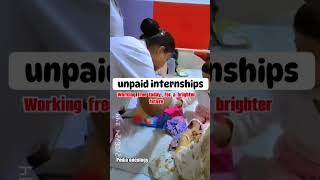 Unpaid internships trendingshorts bscnursing trendingvideo viralsongs nursingstudent kgmu [upl. by Elleon]