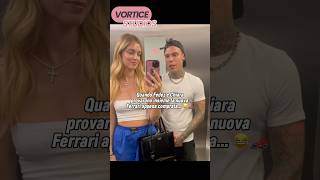 Fedez Chiara e la nuova Ferrari appena acquistata [upl. by Anairb]