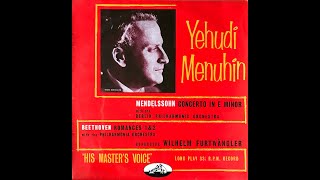 MENDELSSOHN  Yehudi menuhin [upl. by Esilanna]