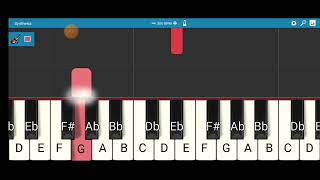 Roblox Titanic Iceberg Right Ahead OST in Synthesia shorts [upl. by Nauqel]