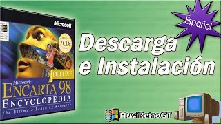 HUVI RETRO Microsoft Encarta 98 Español  Descarga [upl. by Namruht121]