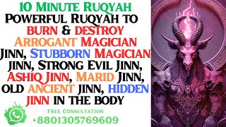 10 Minute Powerful Ruqyah for Magician Jinn Evil Jinn Marid Jinn  Ruqyah to BURN Magician Jinn [upl. by Idell96]