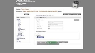 Lexmark Printer Security—Configuring PIN Password Login Method [upl. by Duile659]