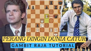 AWAL RIVALITAS Boris Spassky vs Bobby Fischer  Pembukaan Gambit Raja Diterima [upl. by Adne]