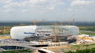 Allianz Arena Munich Germany time lapse  panTerra [upl. by Akemyt134]