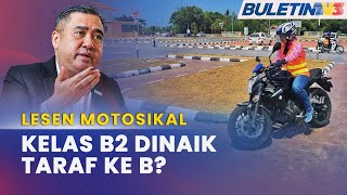 LESEN MOTOSIKAL  Cadangan Lesen B2 Automatik Kepada B Masih Dikaji [upl. by Orna616]