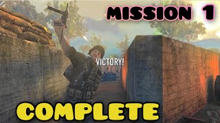 DDay  FrontLine Cammando Mission 1 Complete  DDay Call Of Duty GamePlay  Game Review [upl. by Haduj]