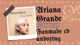 Ariana Grande Sweetener Fan Made CD Unboxing [upl. by Einnep]