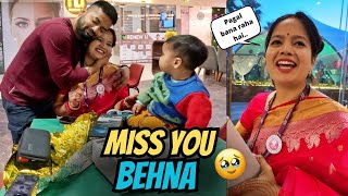 Nidhi ki Bohot Yaad aarhi thi 🥹 Miss You Behna [upl. by Loesceke]