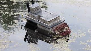 Paddle steamer sinking [upl. by Sorce596]