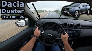 2021 Dacia Duster TCe 100 LPG facelift  POV test drive [upl. by Swor]