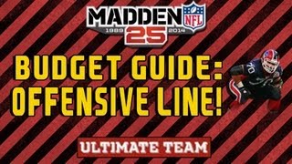 Mut 25 Budget Guide to Teambuilding  Offensive Line Madden 25 [upl. by Sylera]