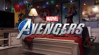 Marvels Avengers  Captain Marvel and Hawkeye Revealed in Kamala Khans Room [upl. by Sisson157]