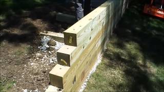 HOW TO Build a Timber Wall [upl. by April]